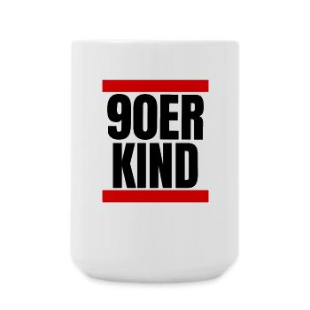 90er Kind - Große Tasse 440 ml - Weiß - Vorne