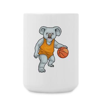 Koala Basketball Player Basketball - Large Mug 440 ml - white - Front