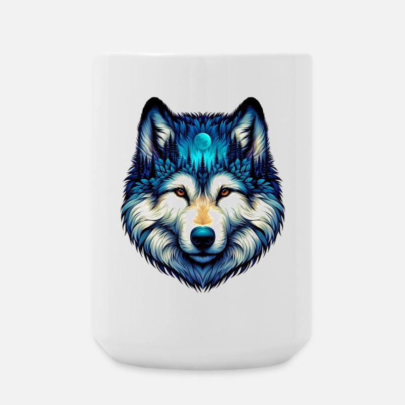 Loup - Grande tasse 440 ml - blanc