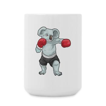 Koala Boxer Gants de Boxe Boxe - Grande tasse 440 ml - blanc - Devant