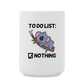 Lustiger Spruch lustige Sprüche - Koala Motiv - Große Tasse 440 ml - Weiß - Vorne