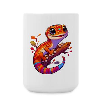 Gecko - Große Tasse 440 ml - Weiß - Vorne