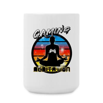 Gamer - Große Tasse 440 ml - Weiß - Vorne
