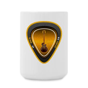 IN ROCK WE TRUST - Große Tasse 440 ml - Weiß - Vorne