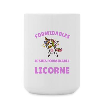 Ich bin großartig, also bin ich ein Einhorn - Große Tasse 440 ml - Weiß - Vorne