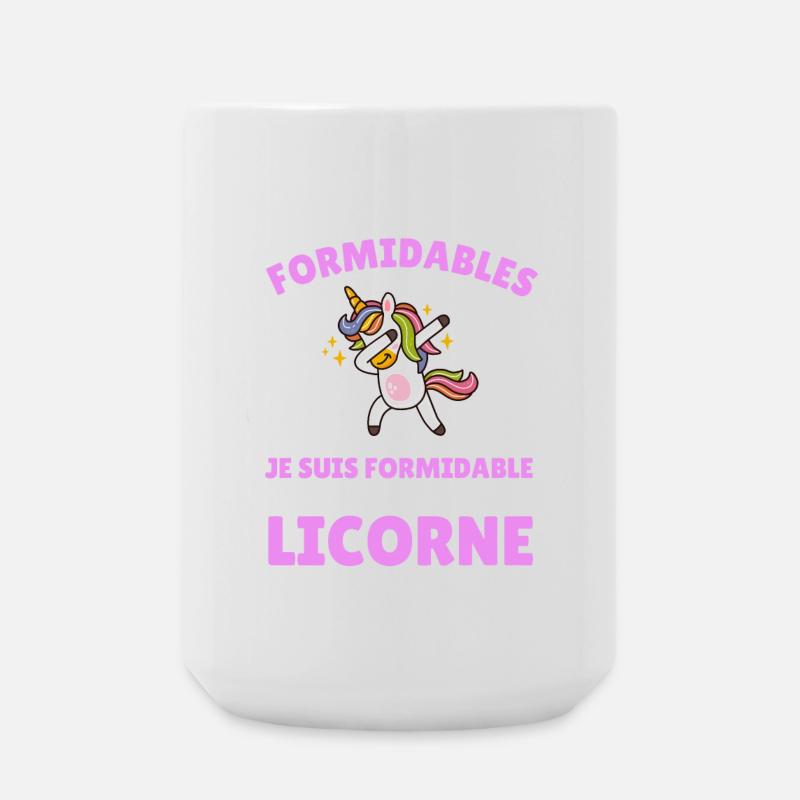 I'm great so I'm a unicorn - Large Mug 440 ml - white