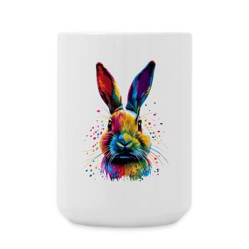 Lapin Lapin Lover Lièvre Lapin Mignons Lapins - Grande tasse 440 ml - blanc - Devant