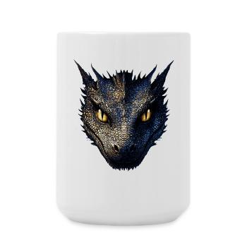 Dragon Créature mythique Dragon Lover Dragon de feu - Grande tasse 440 ml - blanc - Devant