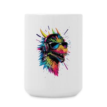 Dragon Créature mythique Dragon Lover Dragon de feu - Grande tasse 440 ml - blanc - Devant