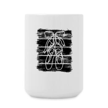 Ballet shoes - Large Mug 440 ml - white - Front