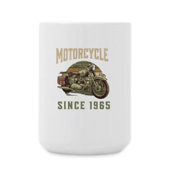Legend 1965 – Vintage motorcycle design - Large Mug 440 ml - white - Front