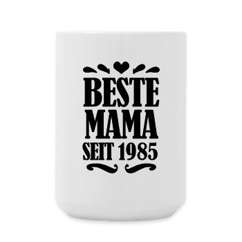 Beste Mama seit 1985 - Beste Mutter seit 1985 - Große Tasse 440 ml - Weiß - Vorne