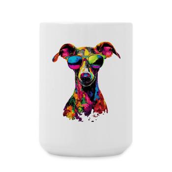 Greyhound Dog Lover Hunting Dog Love Greyhound - Large Mug 440 ml - white - Front