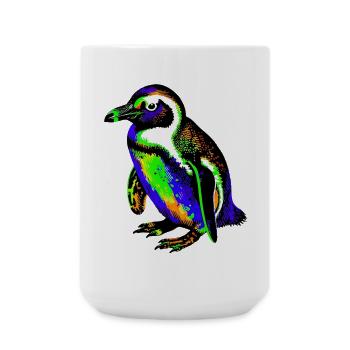 Pingouin - Grande tasse 440 ml - blanc - Devant