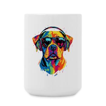 Deutscher Boxer Hunde Boxerverein German Boxer - Große Tasse 440 ml - Weiß - Vorne