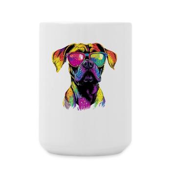 Deutscher Boxer Hunde Boxerverein German Boxer - Große Tasse 440 ml - Weiß - Vorne