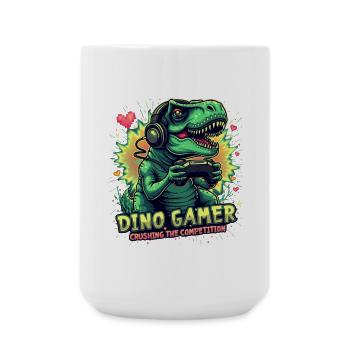Dino Gamer Joystick Dinosaure - Grande tasse 440 ml - blanc - Devant
