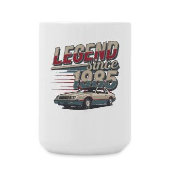 Légende Depuis 1985 Voiture Ancienne Style Rétro - Grande tasse 440 ml - blanc - Devant
