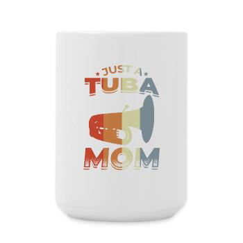 Mère tuba - Grande tasse 440 ml - blanc - Devant
