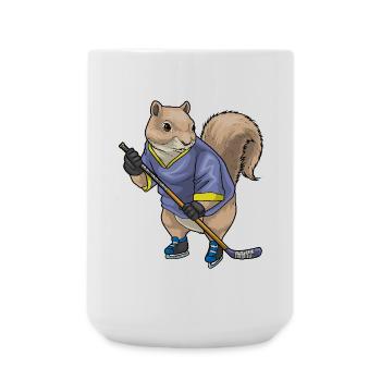 Bâton de hockey sur glace Squirrel - Grande tasse 440 ml - blanc - Devant