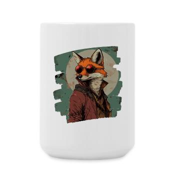 Fox - Large Mug 440 ml - white - Front