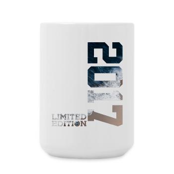 9. GEBURTSTAG LIMITED EDITION 2017 - Große Tasse 440 ml - Weiß - Vorne