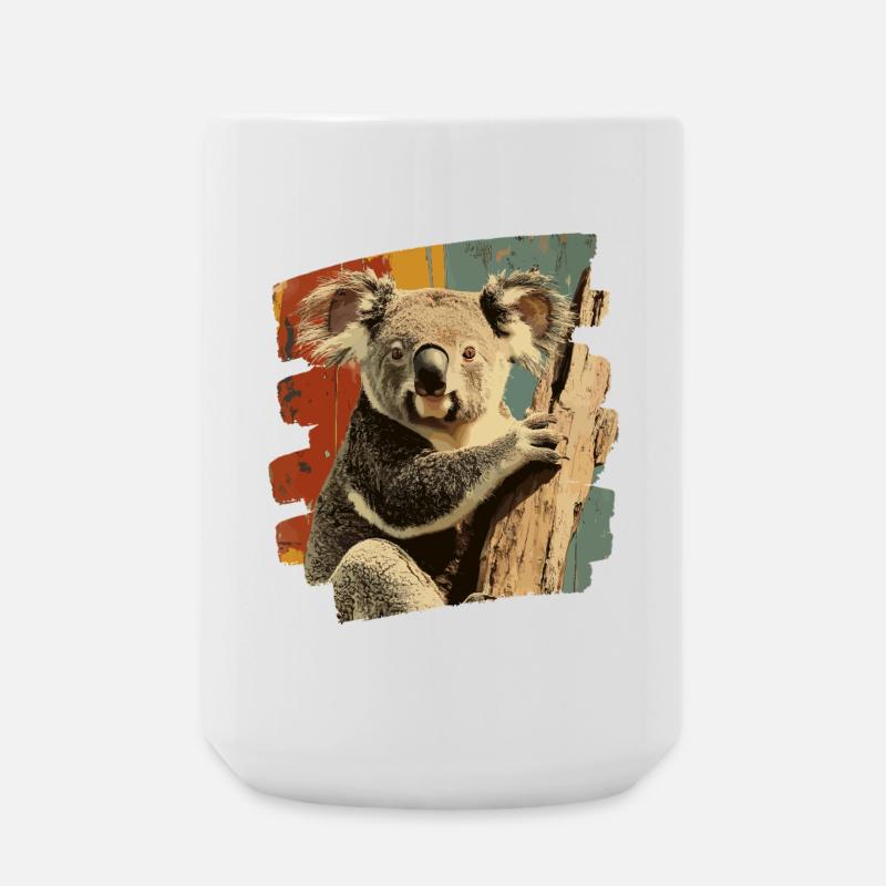 Koala Bär - Große Tasse 440 ml - Weiß