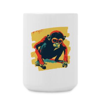 Monkey - Large Mug 440 ml - white - Front