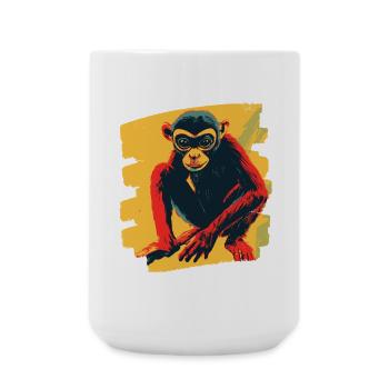 Spider monkey - Large Mug 440 ml - white - Front