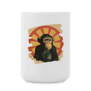 Monkey - Large Mug 440 ml - white - Front