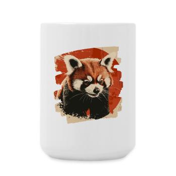 Petit panda - Grande tasse 440 ml - blanc - Devant