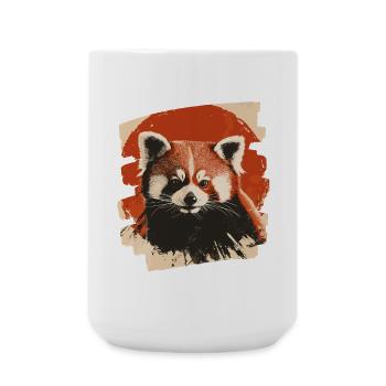 Petit panda - Grande tasse 440 ml - blanc - Devant