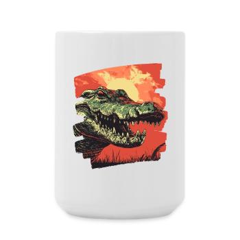 Crocodile - Large Mug 440 ml - white - Front
