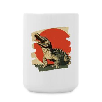 Crocodile - Large Mug 440 ml - white - Front
