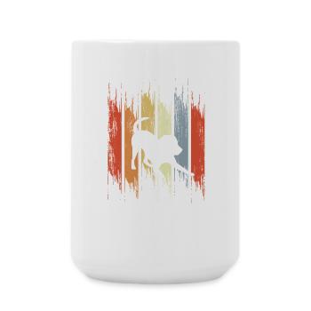 Hund Vintage-Look - Große Tasse 440 ml - Weiß - Vorne