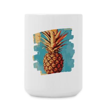 Pineapple - Large Mug 440 ml - white - Front