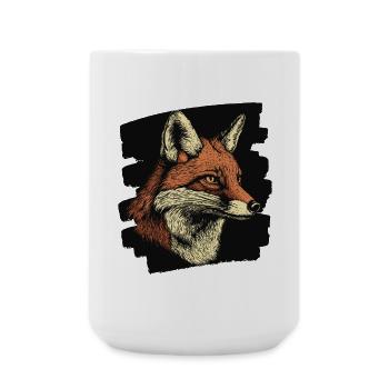 Fox - Large Mug 440 ml - white - Front