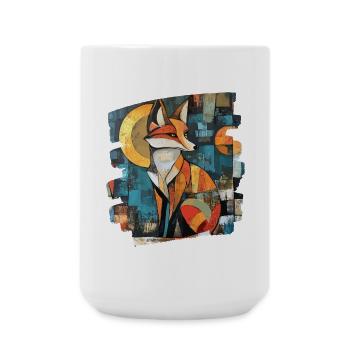 Fox - Large Mug 440 ml - white - Front