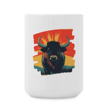 Buffle - Grande tasse 440 ml - blanc - Devant