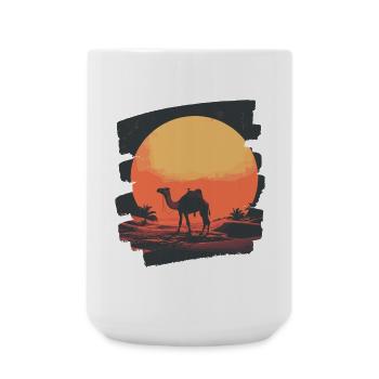 Chameau - Grande tasse 440 ml - blanc - Devant