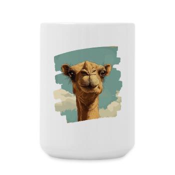 Chameau - Grande tasse 440 ml - blanc - Devant