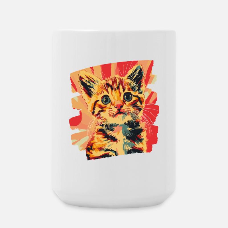 Kätzchen - Große Tasse 440 ml - Weiß