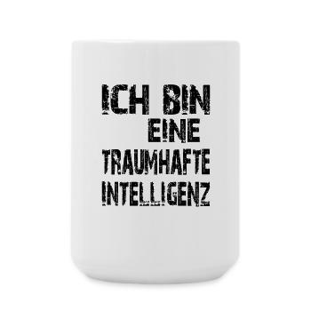 KI Spruch Ich bin eine traumhafte Intelligenz - Große Tasse 440 ml - Weiß - Vorne