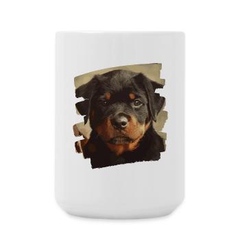 Rottweiler - Large Mug 440 ml - white - Front