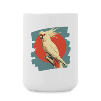 Cockatoo - Large Mug 440 ml - white - Front