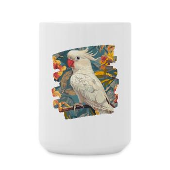 Cockatoo - Large Mug 440 ml - white - Front