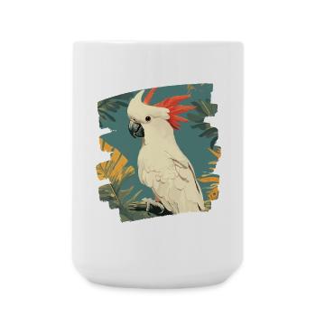 Cockatoo - Large Mug 440 ml - white - Front