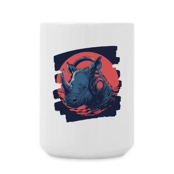 Rhinocéros - Grande tasse 440 ml - blanc - Devant