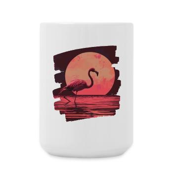 Flamingo - Large Mug 440 ml - white - Front