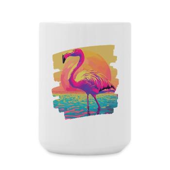 Flamingo - Large Mug 440 ml - white - Front
